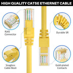 Durable CAT 5E patch cord with PVC insulation for networking devices