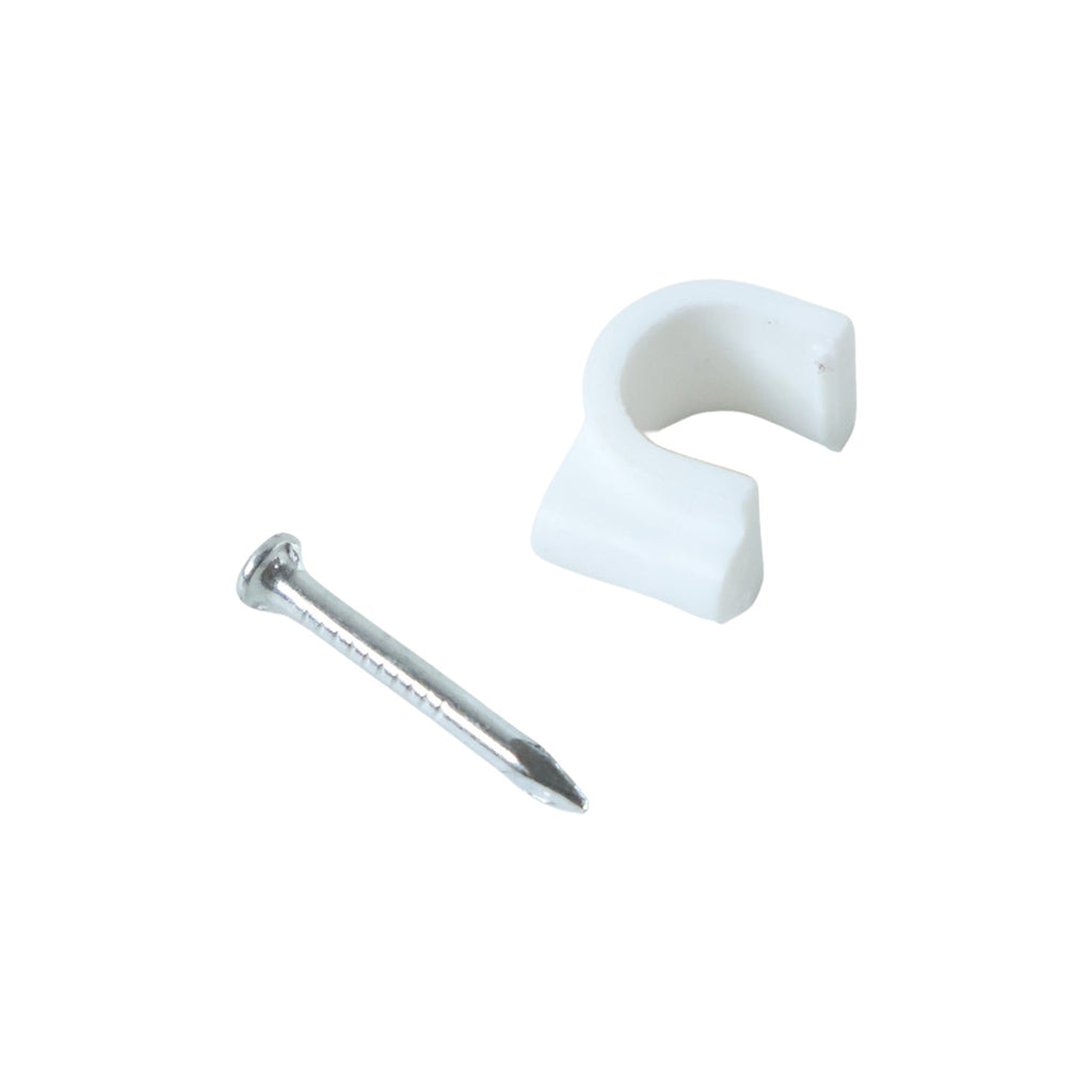 Set of cable organizer clips for tidy workspace