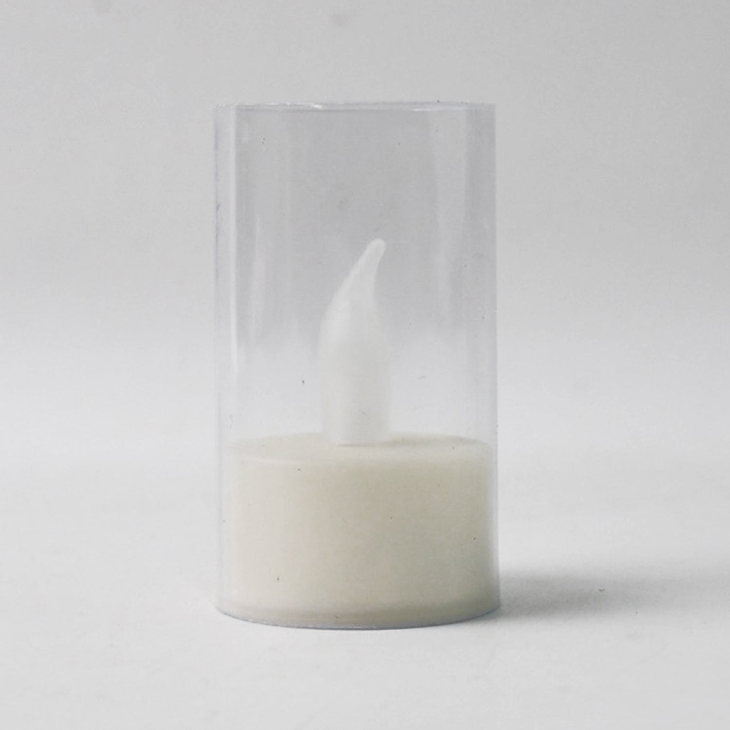 Set of flickering LED flameless candles enhancing décor for events