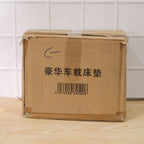 Inflatable car mattress in storage for travel convenience