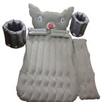 Inflatable car air mattress providing comfortable sleeping space in vehicle
