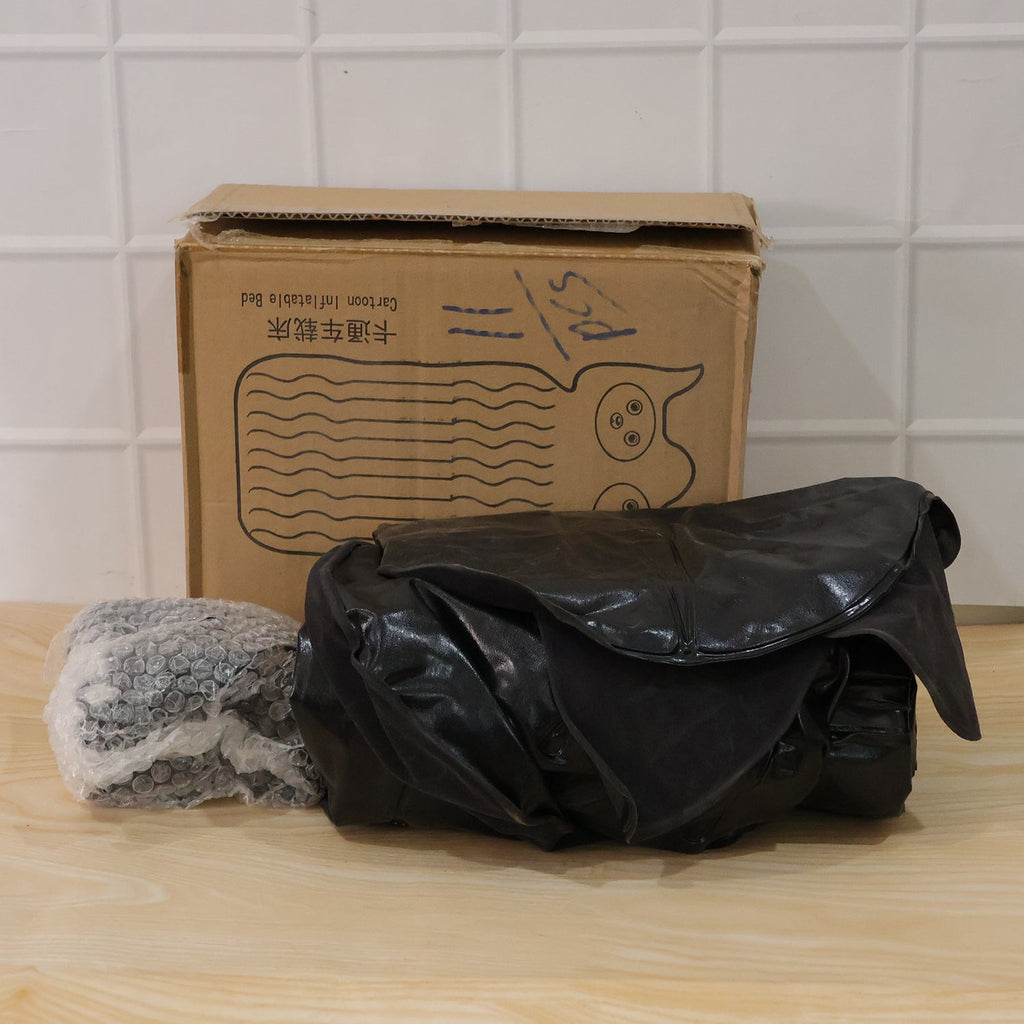 Car air mattress in storage bag, portable for travel