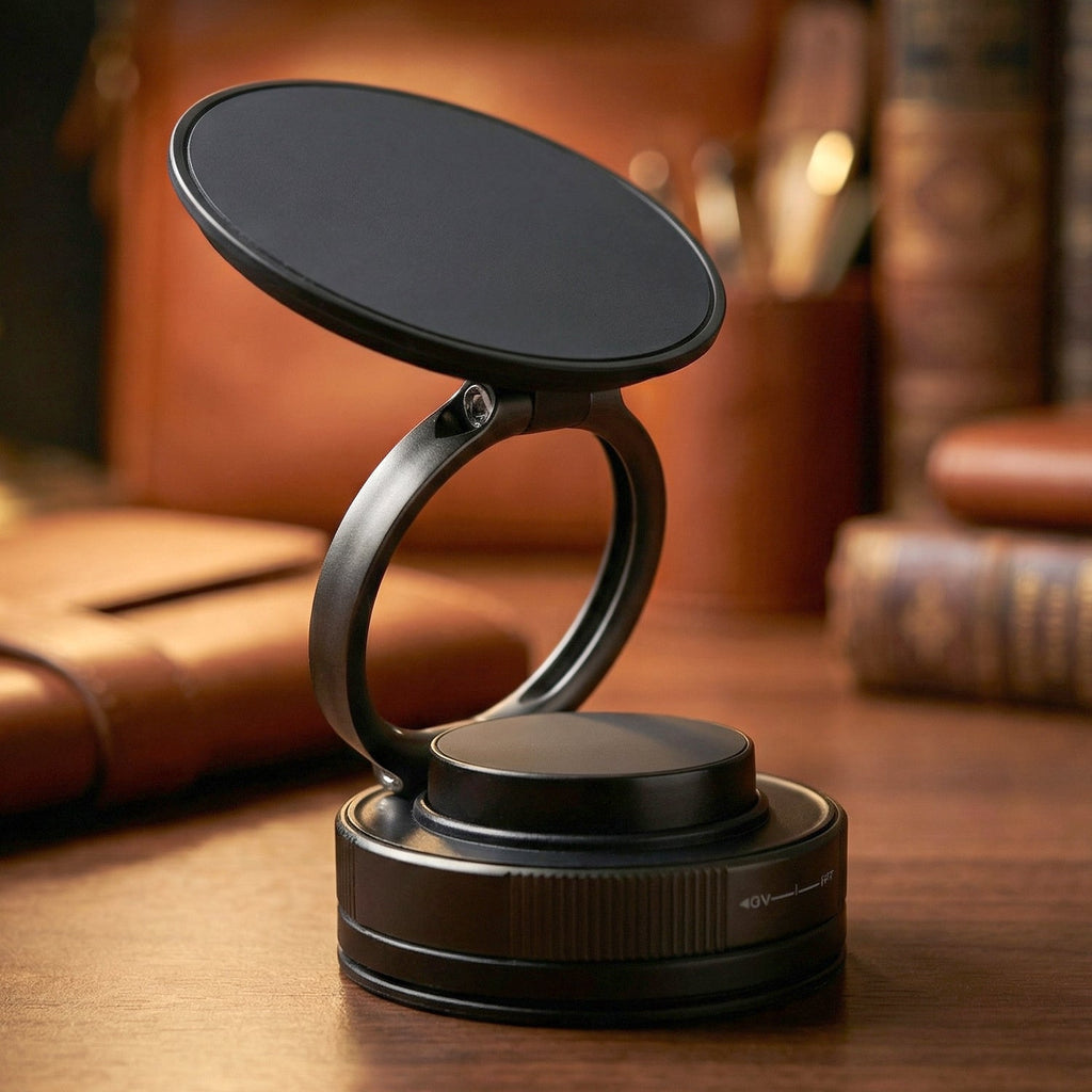 adjustable mobile holder with 360 degree rotation for secure mounting