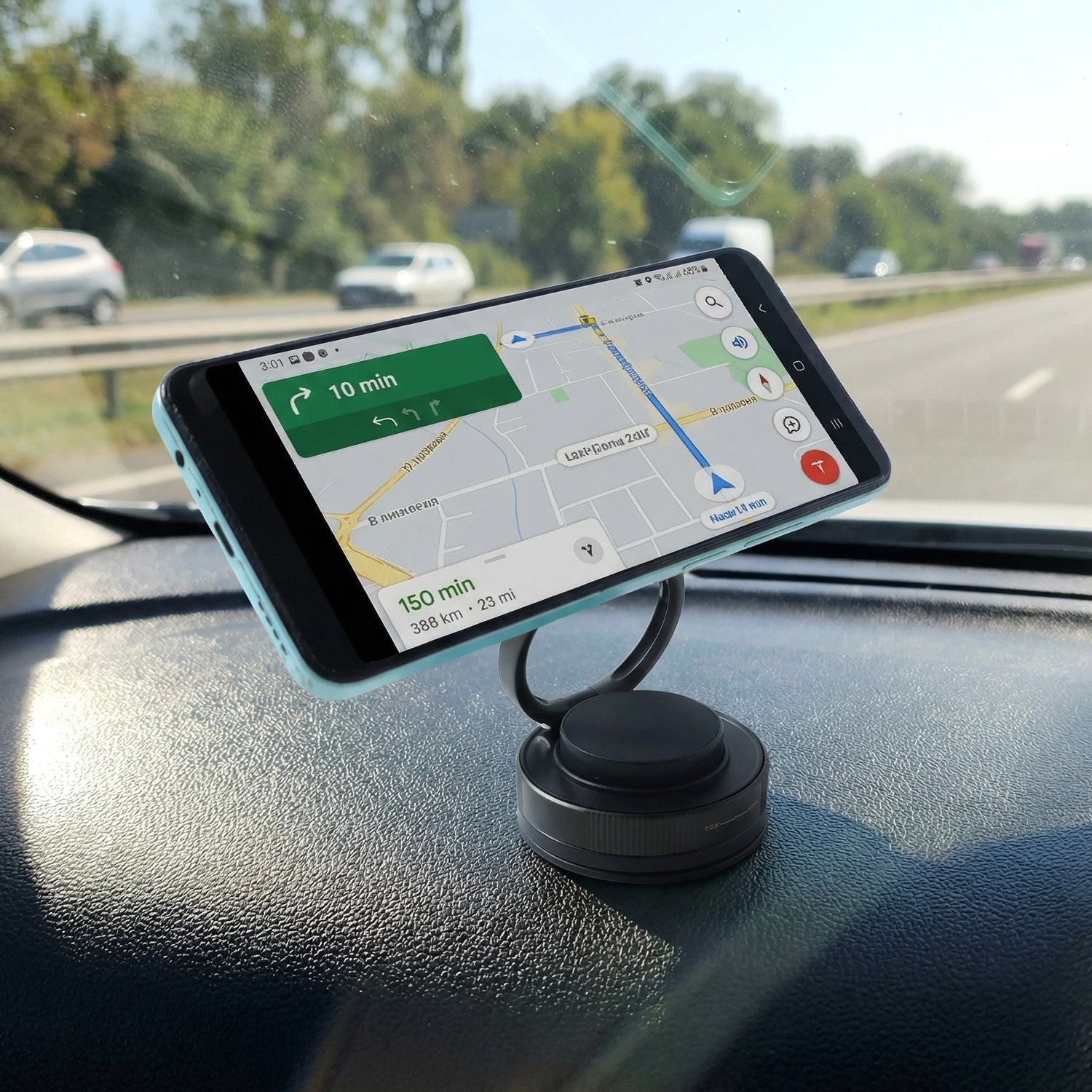 magnetic mount for secure phone holding on surface