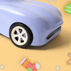 Leakproof kids car design water bottle with silicone straw