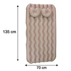 Car air mattress size chart with dimensions