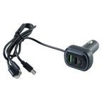 RGB car charger hub for multiple device charging