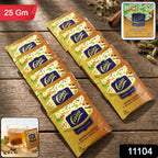 Fresh green tea leaves blended with ashwagandha and spices for herbal tea