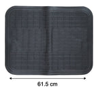 Close-up of textured anti-slip surface of waterproof car mats