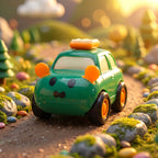 Funwoods pull-back toy cars demonstrating smooth pull-back action feature