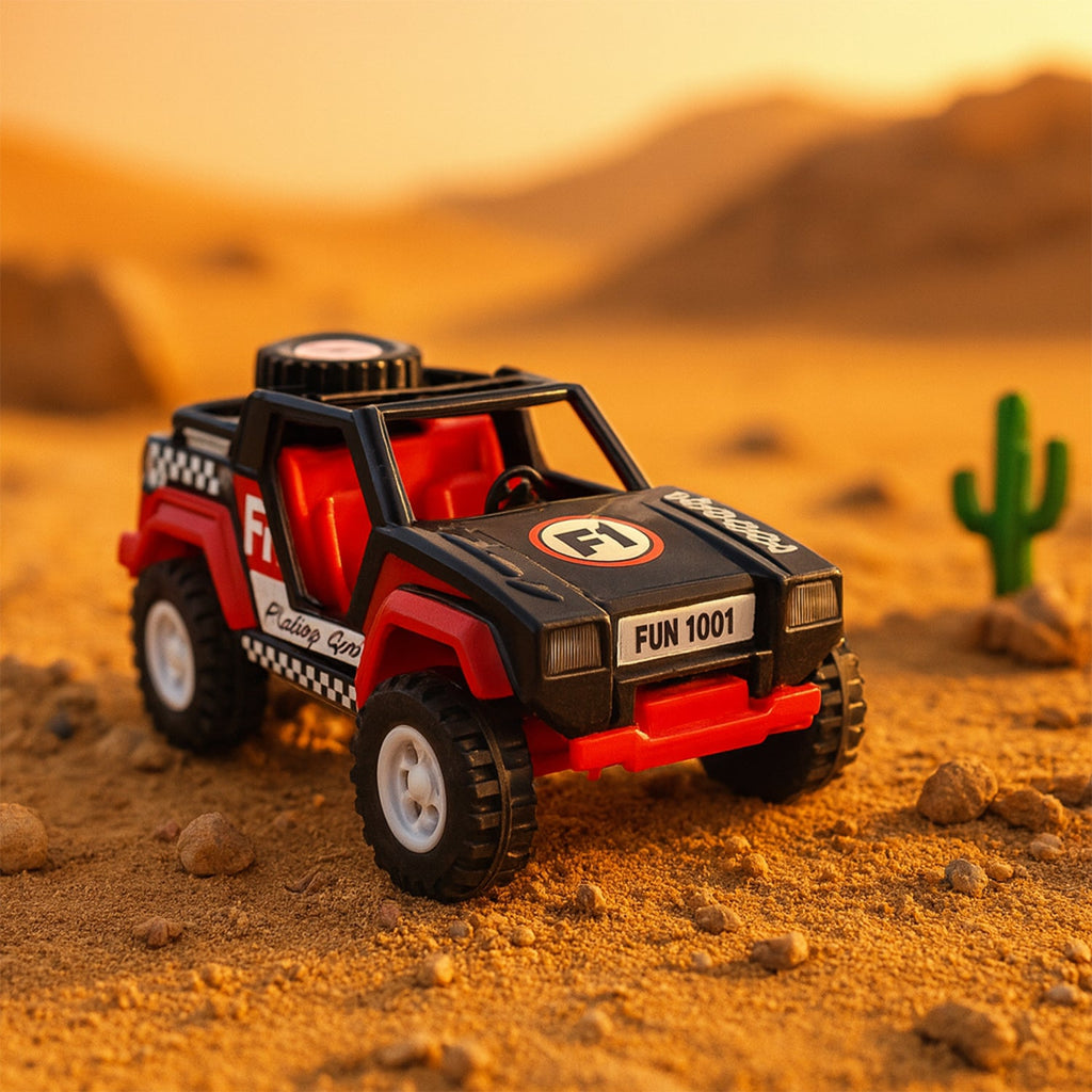 Funwoods Free-Wheel Racing Jeep Toy Car promoting active play for kids