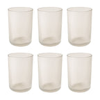 Supermom plastic glass with water and ice cubes inside