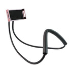 Mobile stand mode of flexible neck phone holder ideal for bed or desk use