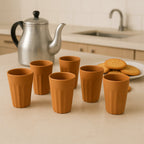 Traditional chai cups showcasing authentic tea glass design