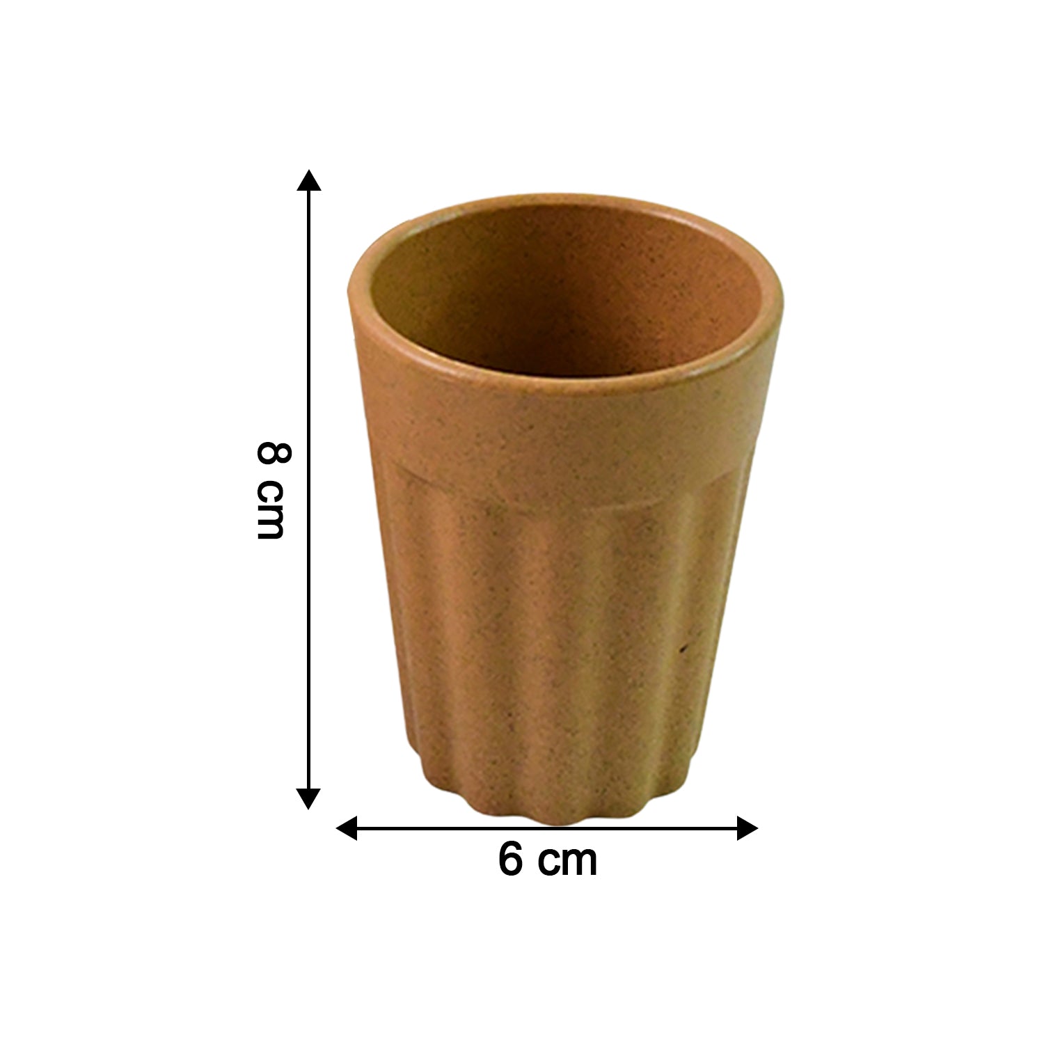 Classic set of six traditional chai cups perfect for tea and coffee serving