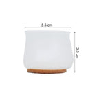 Set of 4 silicone furniture leg protectors in mixed colors for noise and scratch prevention