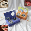 Pearl pendant necklace displayed in heart-shaped gift box