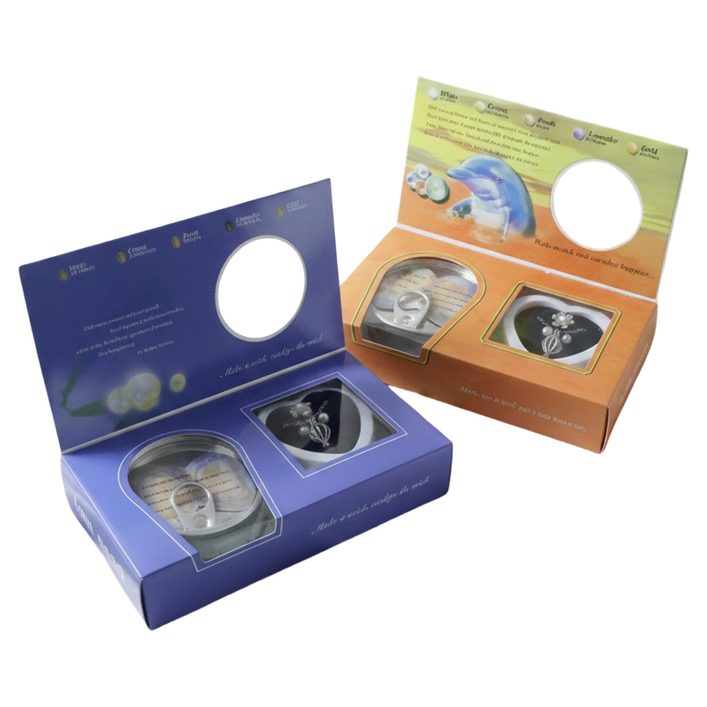 Elegant jewelry box for pearl necklace gift packaging