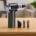 Wireless handheld vacuum cleaner showing its sleek, compact design.