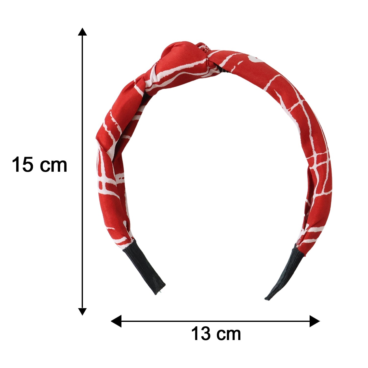 Size reference for printed knot hairband