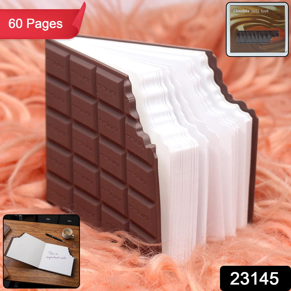 Cute chocolate-shaped notebook diary with 60 pages for writing