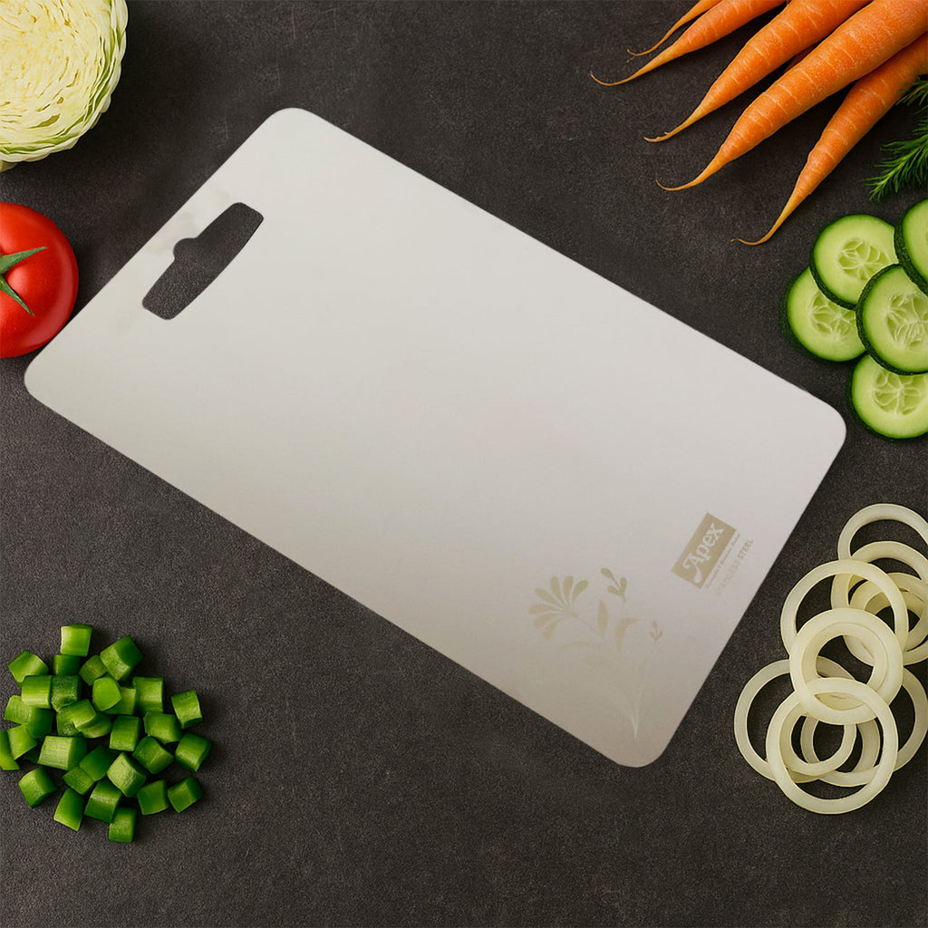 Multipurpose kitchen cutting board made of food-grade stainless steel