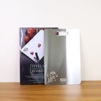 Compact 210x320 mm stainless steel chopping board with heat and water resistance