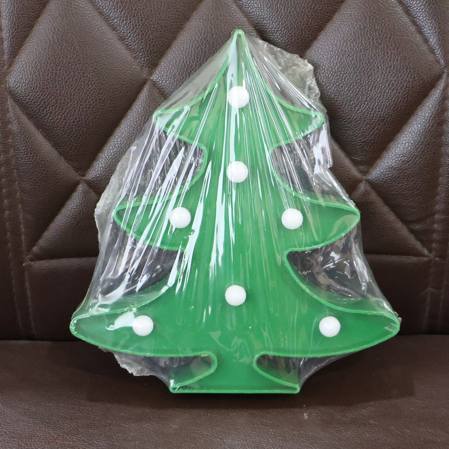 Pink silhouette Christmas Tree LED night lamp for kids’ room
