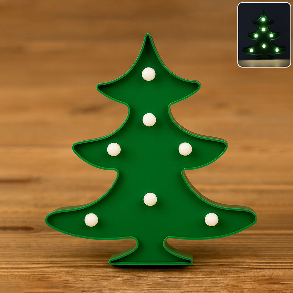 Christmas Tree LED Decorative Night Light with soft warm glow
