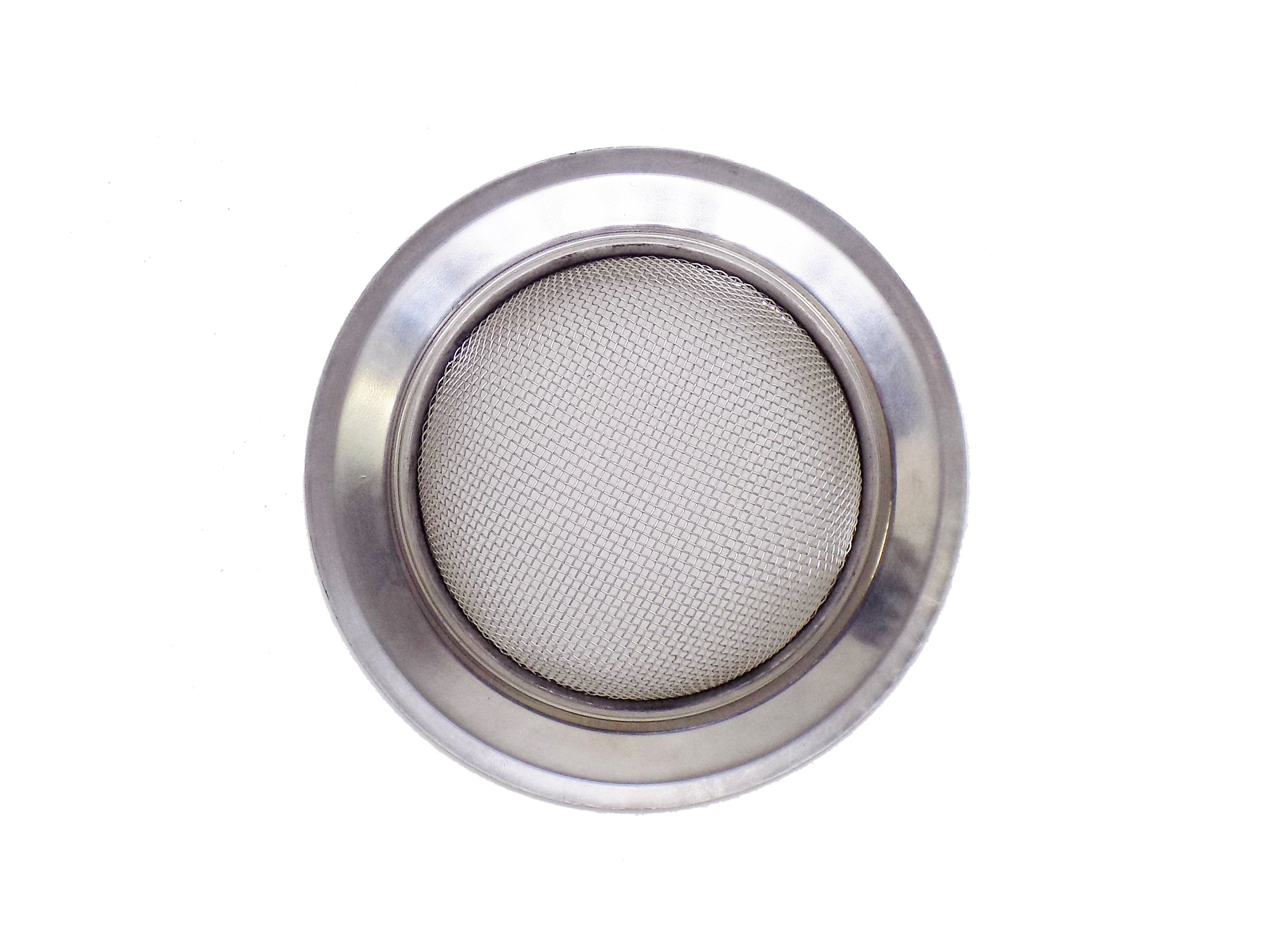 Multiple Indo Glow stainless steel sink strainers showcasing their sleek design.