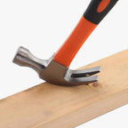 Steel claw hammer tool for woodworking and household repairs