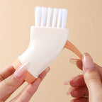 Bottle cleaning brush featuring angled scrubber head for effective cleaning