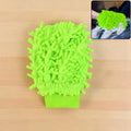 Microfiber car wash glove mitt for gentle cleaning