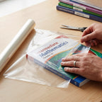 Waterproof and dust resistant book protection sheet