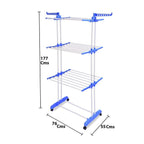 Multi-layer laundry drying stand suitable for indoor and outdoor use