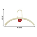 Lightweight durable plastic hanger ideal for home, travel, and hotel use