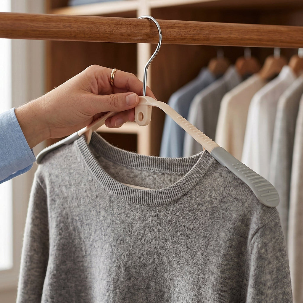 Multipurpose plastic wardrobe hangers for shirts and dresses