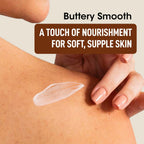 OG Beauty Science Cocoa Butter Body Lotion showcasing smooth texture