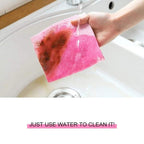 High absorbency wiping cloth for spill cleanup