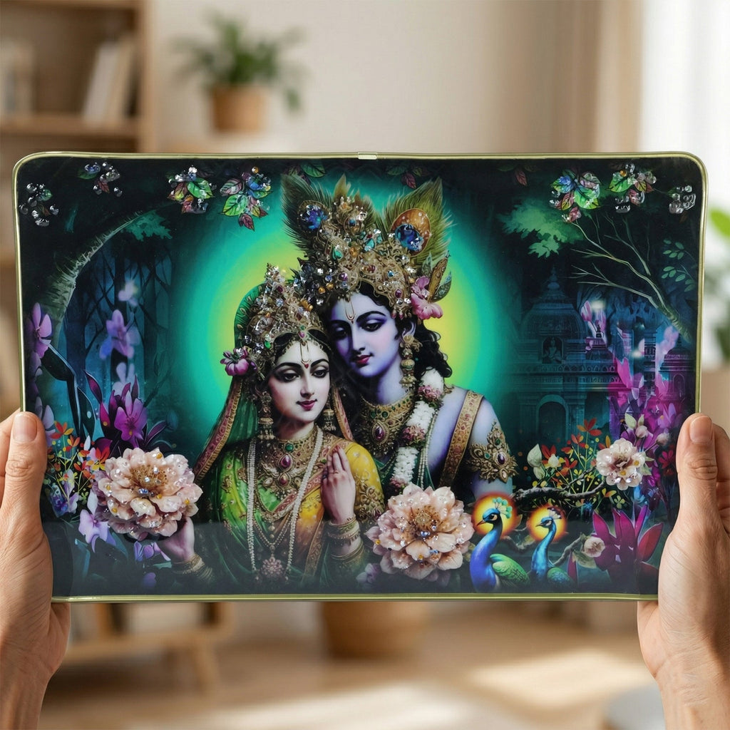 Decorative Radha Krishna wall frame, premium quality