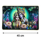 Premium Radha Krishna wall art for home or temple