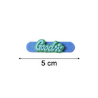 Hair clip set with cute flower and good text design, multicolor