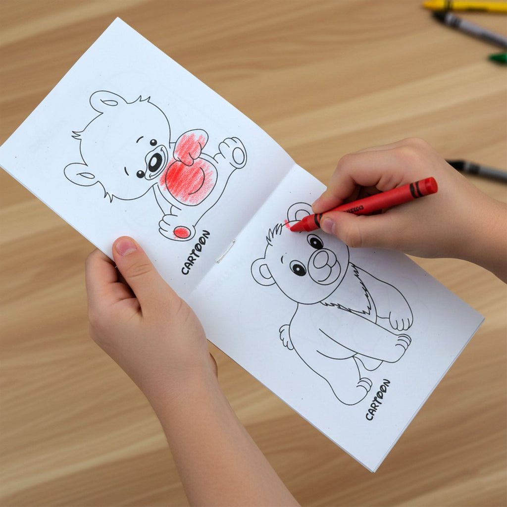40-piece educational colouring book set designed for kids
