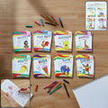 Kids Educational Colouring Book Set featuring 40 multi-theme pages
