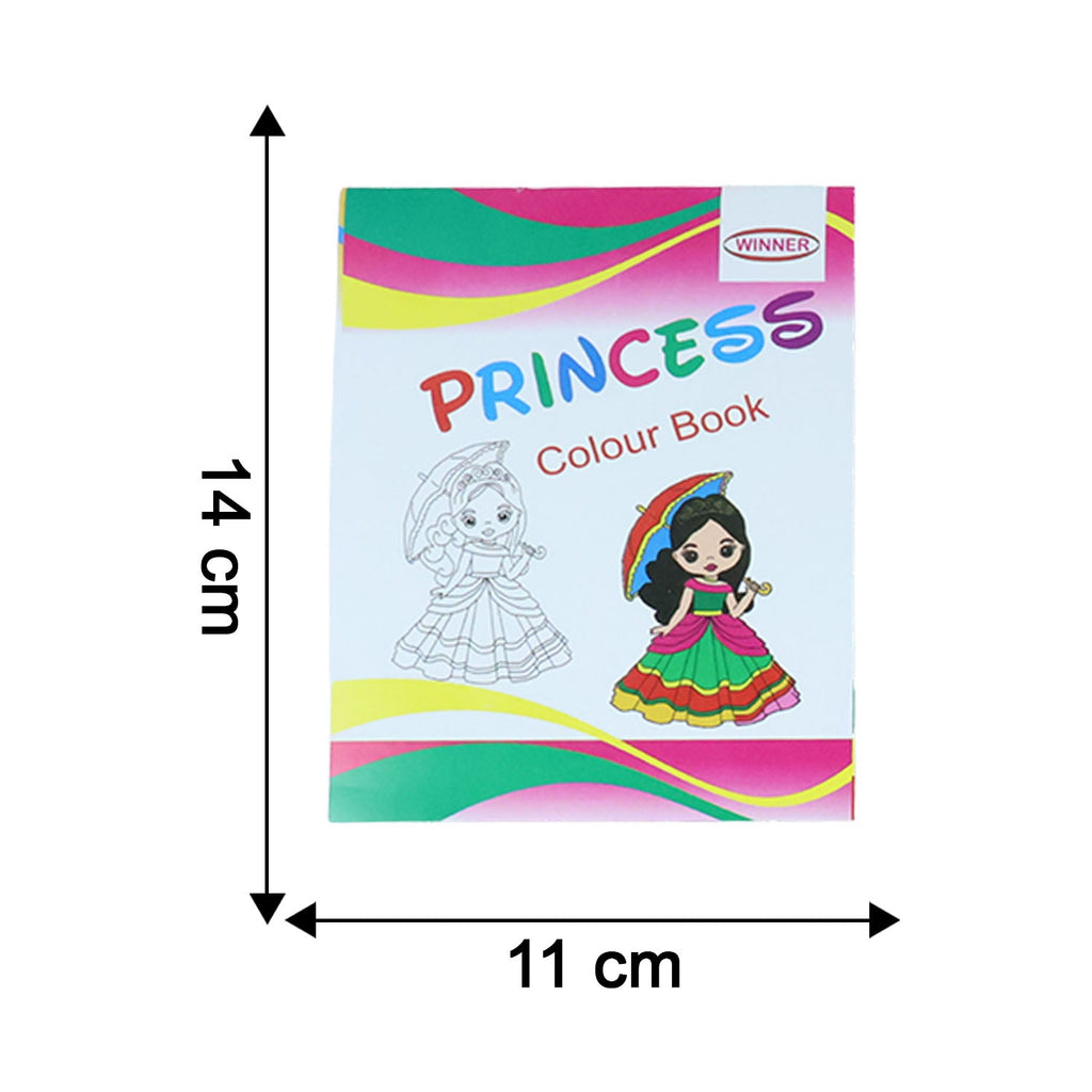 Kids Educational Colouring Book Set size and dimension guide