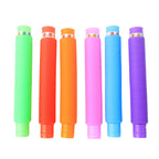 Colorful LED Glow Pop Tube toy for fun and relaxation