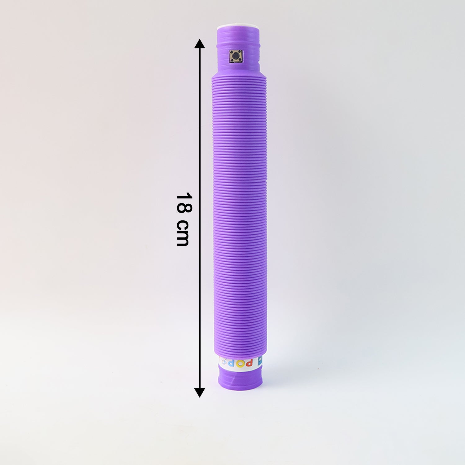 Multiple glowing LED Pop Tubes in vibrant mixed colors