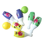 Indoor and outdoor kids bowling game with lightweight design
