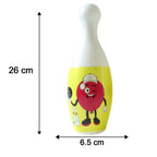 Vibrant childrenÕs bowling set with cartoon characters in durable plastic