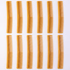 Multiple color plastic combs designed for everyday grooming and styling